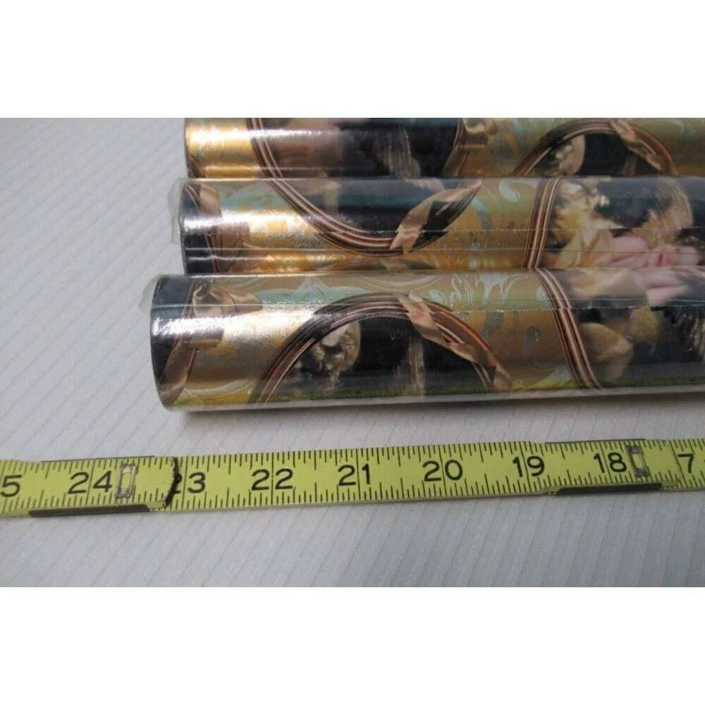Vintage Current Baby Angels Rolled Gift Wrap Wrapping Paper Sealed NOS 3 Rolls